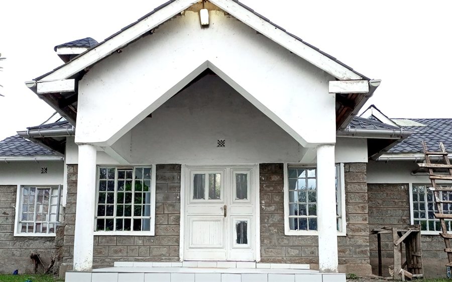 Completed housing project in Kajiado